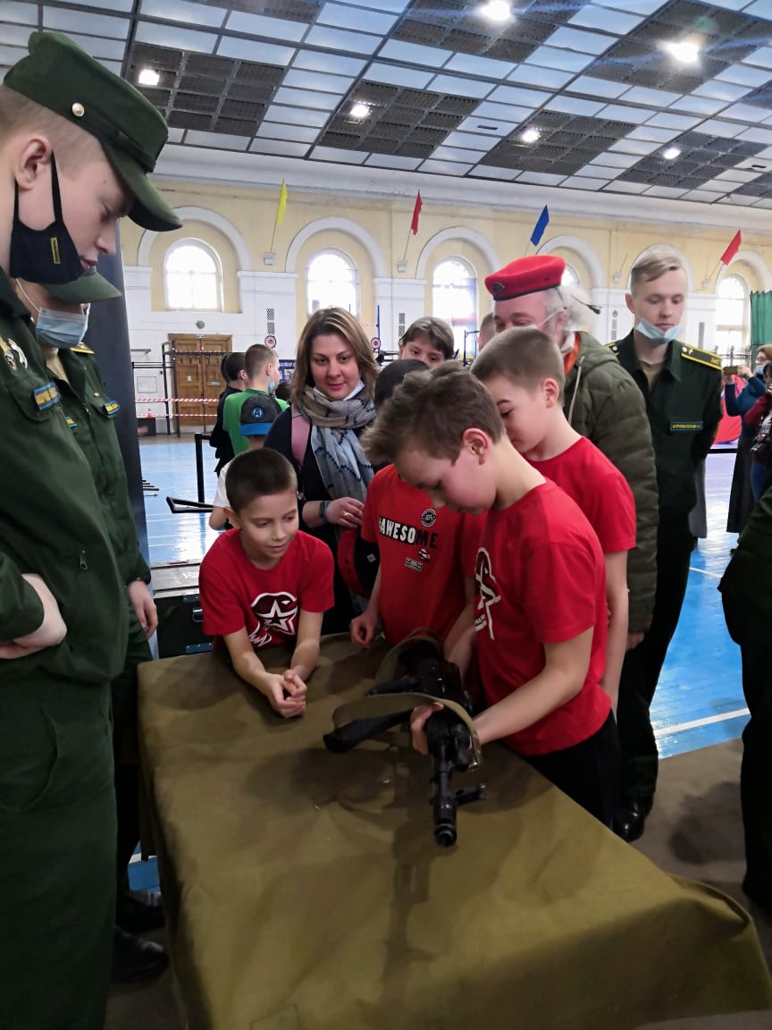 Отряд «Юные экологи» в Академии им. Можайского. Спортивная игра. 10.04.2021г.